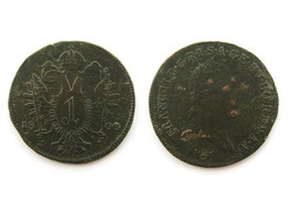 Austria-Habsburg, 1 Kreuzer 1800 E, Franz II, KM# 2111, (ZT#01) - Autriche