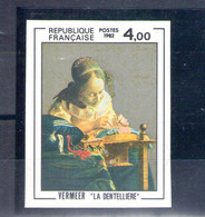France. Vermeer. La Denteliere1982. Non Dentelé - 1981-1990