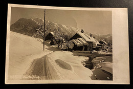 AK Fotografie Goisern Am Mühlbach Im Winter Gelaufen - Bad Goisern