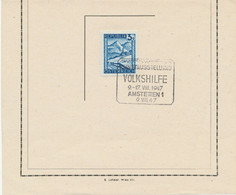 ÖSTERREICH SONDERSTEMPEL 1947 „KUNSTAUSSTELLUNG VOLKSHILFE 9.-17.VIII.1947 AMSTETTEN 1 – 9.VIII.47“ - Brieven En Documenten