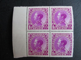 392 - Leopold III "Invaliden" - Blok Van Vier - MNH**- Kwot € 180 - Unused Stamps