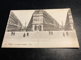 Paris RARE Carte Postale Stéréo La Colonne Vendome - Stereoscope Cards