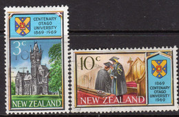 New Zealand 1969 Otago University Centenary Set Of 2, Used, SG 897/8 (A) - Usati