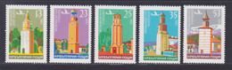 BULGARIE AERIENS N°  138 à 142 ** MNH Neufs Sans Charnière, TB (d0834) Tours à Horloges - 1980 - Posta Aerea