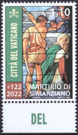 Vaticano, 2022, Anniversario Del Martirio Di San Marziano, 1,10 Eur, MNH** - Nuevos