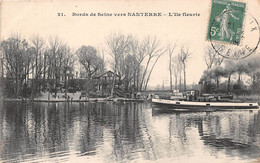 NANTERRE -  Bords De Seine Vers Nanterre - L'Ile Fleurie - Remorqueur De Péniche - Nanterre