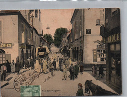 SETIF / RUE SAINT AUGUSTIN / TRES BELLE CARTE COLORISEE - Setif