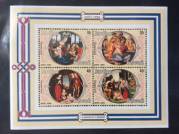 BURUNDI 1980 CHRISTMAS MINISHEET KERST NATAL - Neufs