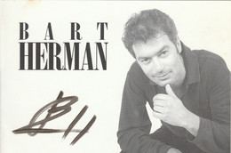 Bart Herman  Was  Ingekleeft - Handtekening