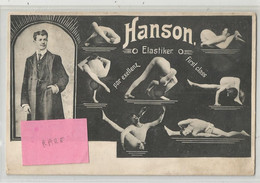 Cpa Cirque Hanson Elastiker Par Exellenz First Class Acrobate Contorsionniste Homme Artiste - Circus