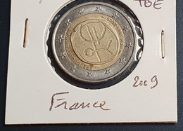 FRANCE Pièce 2 €  De 2009 - Pièce En EURO - Bon Ou Très Bon état - Sous Sachet Plastique - Collections