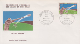 Enveloppe  FDC   1er  Jour  TERRITOIRE  FRANCAIS  Des  AFARS  Et  ISSAS     Tir  Aux  Pigeons     1970 - Altri & Non Classificati