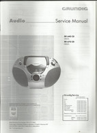 Audio - Grundig - Service Manual - RR 640 CD (GDL 52) - RR 670 CD (GDL53) - Literatur & Schaltpläne