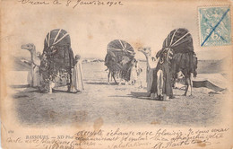 Bassours - ND Phot 180 - Chameaux Et Palanquins - Oubli D'oblitération Coté Vue Donc Timbre Barré - 1903 - Scene & Tipi