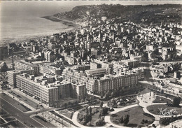 CPSM Le Havre-Ste-Adresse Vue Aérienne Le Square Saint-Roch Vue D'ensemble De La Côte Vers Sainte-Adresse - Square Saint-Roch