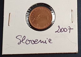 SLOVÉNIE Pièce 1 Cent De 2007 - Pièce En Centime D'EURO - Bon Ou Très Bon état - Sous Sachet Plastique /2 - Collezioni