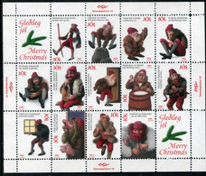 ICELAND 1999 Christmas In Sheetlet  MNH / **.  Michel 928-40 Kb - Ongebruikt