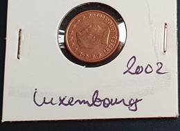 LUXEMBOURG Pièce 1 Cent De 2002 - Pièce En Centime D'EURO - Bon Ou Très Bon état - Sous Sachet Plastique - Colecciones