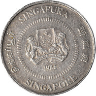 Monnaie, Singapour, 10 Cents, 1986 - Singapour