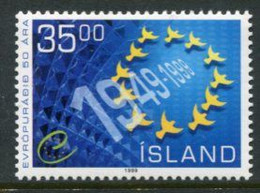 ICELAND 1999 Council Of Europe Anniversary MNH / **.  Michel 912 - Ungebraucht