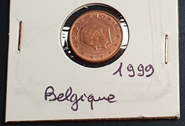 BELGIQUE Pièce 1 Cent De 1999 - Pièce En Centime D'EURO - Bon Ou Très Bon état - Sous Sachet Plastique - Collections