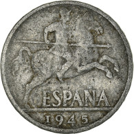 Monnaie, Espagne, 10 Centimos, 1945 - 10 Centiemen