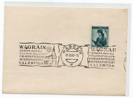 Romotional Machine Postmark - Wagrain - Joseph Mohr - Roman Catholic Priest, Poet - Theologen