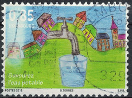 Luxembourg 2012 Oblitéré Used Savourez L'Eau Potable Y&T LU 1897 - Gebraucht
