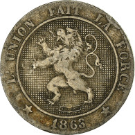 Monnaie, Belgique, 5 Centimes, 1863 - 5 Cents