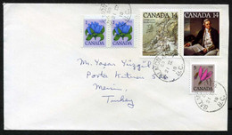 Canada, Sc 764a "Captain Cook, Nootka Sound" | Salmon Arm 1980 Air Mail Cover Used To Turkey - Cartas & Documentos