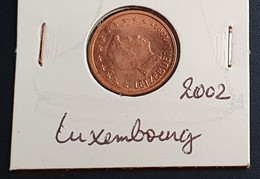 LUXEMBOURG Pièce 2 Cent De 2002 - Pièce En Centime D'EURO - Bon Ou Très Bon état - Sous Sachet Plastique - Colecciones