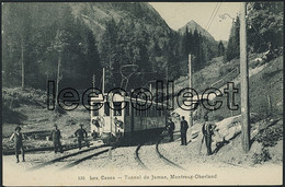 Suisse - FR Les Cases - Bahnhof - Bahn MOB - Montbovon - Montbovon