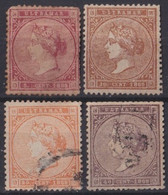 1869-117 CUBA ESPAÑA SPAIN ANTILLAS ISABEL II 1869 5c - 40c COMPLETE SET. - Voorfilatelie