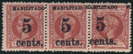 1899-496 CUBA US OCCUPATION 1899 PUERTO PRINCIPE 5c. S. 5ml FORGERY TRYP. PARA ESTUDIO. - Nuovi