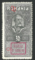 Error Romania 1917  MNH -- Revenue Stamp / German Occupation / Gultig 9 Armee - Fiscales