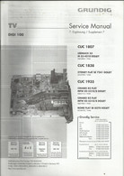 Grundig TV DIGI 100 - Service Manual - 7. Ergänzung / Supplement 7 - CUC 1807 - CUC 1838 - CUC 1935.... - Televisión