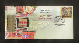 India 2022 KINNAURI SHAWL ( ACTUAL ON COVER ) ,GI Tag Geographical Indication Culture Tradition (**) Inde Indien - Brieven En Documenten