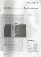 Audio - Grundig - Service Manual - GDM 800 (GDL5051) - Littérature & Schémas