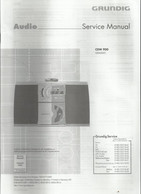 Audio - Grundig - Service Manual - GDM 900 (GDM5051) - Literatuur & Schema's