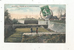 JC, Cp , Militaria , Militaires , 08 , ROCROI , Fossés De La Porte De France , Voyagée 1909 - Characters