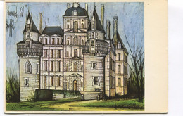 CPSM GF - Illustrateur Bernard BUFFET - Chateau De Brissac - Ed Greff - TBE - Otros Municipios