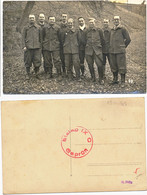 ALLEMAGNE CAMP DE PRISONNIERS DE GUERRE PHOTO ORIGINALE STALAG IX C BAD STULZA DATEE NOVEMBRE 1943 - War, Military