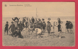 Bredene - Op Het Strand , Kinderen ... Geanimeerd -  1923 ( Verso Zien ) - Bredene