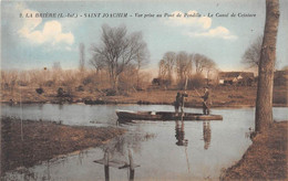 LOIRE ATLANTIQUE  44  LA BRIERE - SAINT JOACHIM - VUE PRISE AU PONT DE PENDILLE - LE CANAL DE CEINTURE - BARQUE - Saint-Joachim