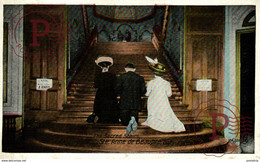 Ste. Anne De Beaupré - The Sacred Stairs, 3 People Kneeling - Ste. Anne De Beaupré