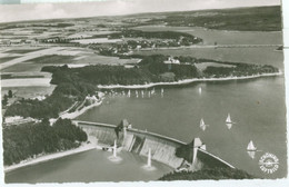 Möhnetalsperre 1958; Luftbildaufnahme - Gelaufen. (Schöning & Co. - Lübeck) - Möhnetalsperre