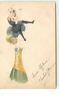 N°13002 - Jeune Femme Poussée Dans Les Airs Par Un Bouchon De Champagne - Andere Illustrators