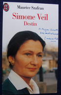 Simone VEIL - Dédicace - Hand Signed - Autographe Authentique - Uomini Politici E Militari