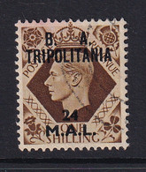 Tripolitania: 1950   KGVI 'B. A. Tripolitania' OVPT   SG T23    24l On 1/-    Used - Tripolitania