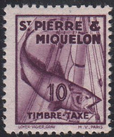 ST PIERRE AND MIQUELON   SCOTT NO J33   MNH    YEAR  1938 - Portomarken